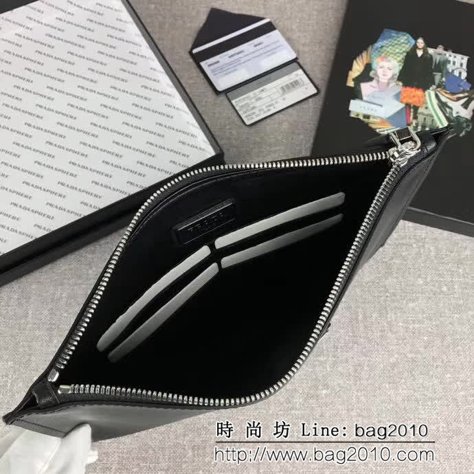 PRADA普拉達 官網同步 專櫃最新款式 男士手包 2NG005 DD1139